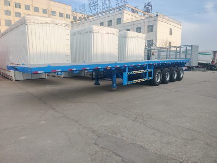 Flatbed semi-trailer (African model)